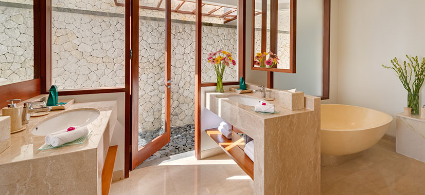 Pandawa Cliff Estate - Villa Rose - Ensuite bathroom two